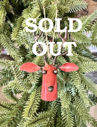 REINDEER ORNAMENT *NEW*